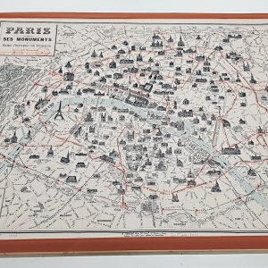 Carte des Monuments de Paris