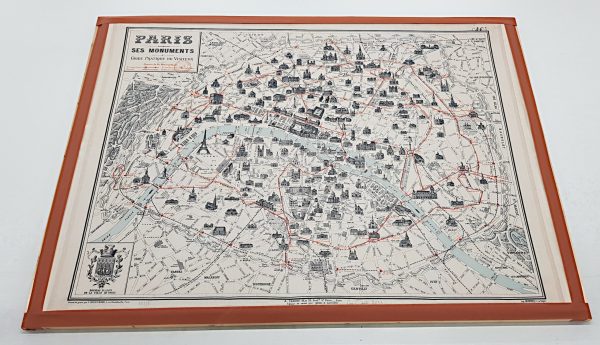 Carte des Monuments de Paris