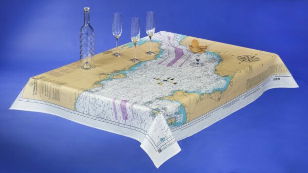 Nappe enduite Manche (150×110) , Channel tablecloth