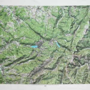 Carte IGN tissu enduit Les Vosges (150×110)